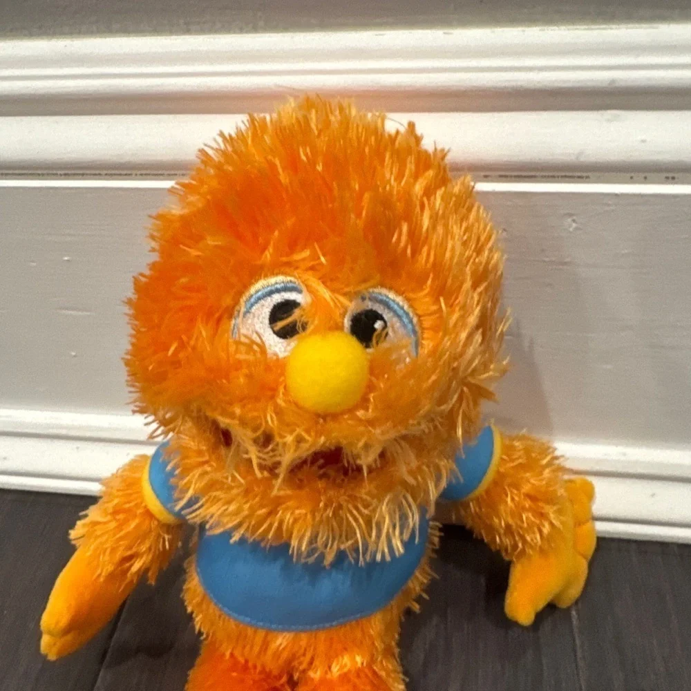 NWOT Ms Rachel Herbie Orange Blue Stuffed Animal Plush Toy Infant Baby Toddler